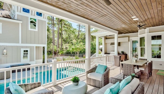 SALE~"Grayton Pointe"~Heated Pool~Modern Lux~Beach Gear~Walk/Shuttle to Beach
