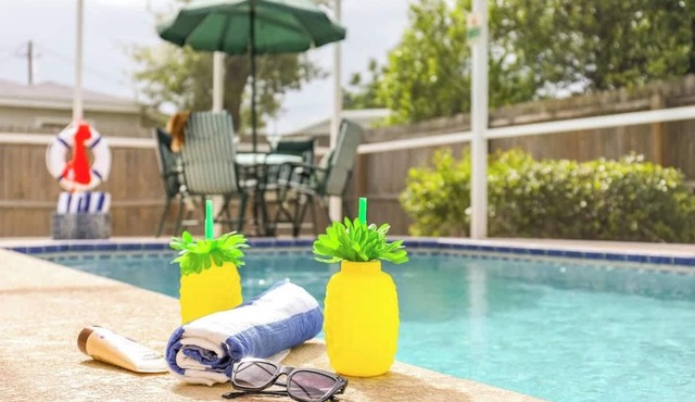 Salty Tide Getaway | Nightlife, Pool, Play, Beach