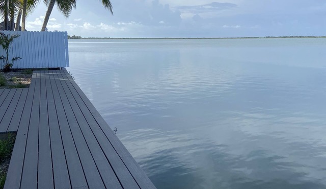 Serene Beautiful Open Water with dockage.