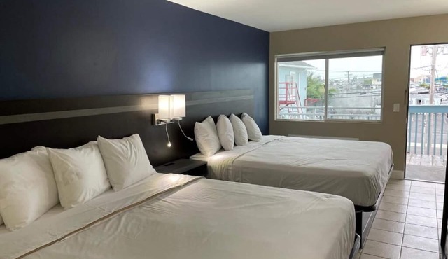 Spacious 2 King Bed Suite Near Seaside Heights Beach - Sleeps 6, Free Wi-Fi, AC and Family-Friendly Comfort Retreat in Seaside Heights