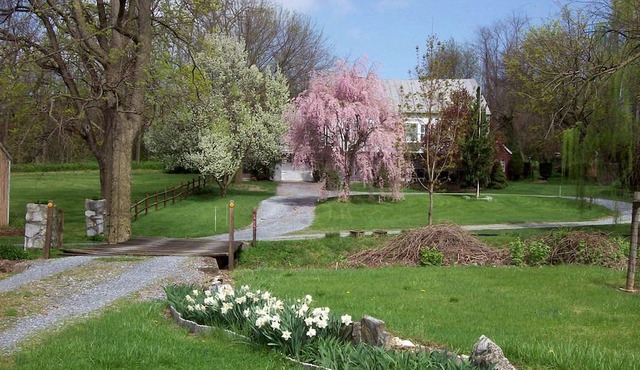 Spacious Cottage Rental with Creek Views near Harrisburg and Hershey, Pennsylvania