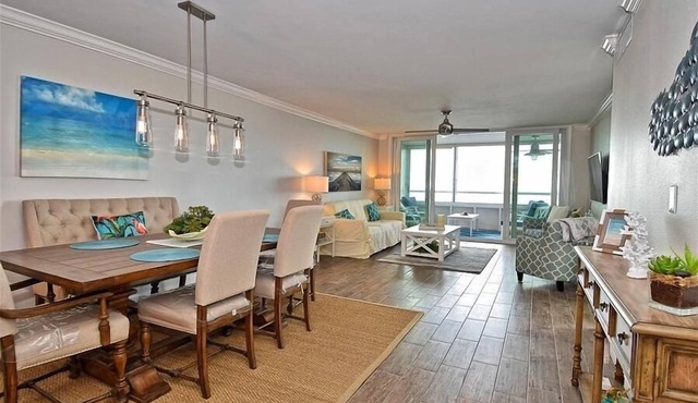 Sparkling Clean Beachfront Condo at Fishermans Haven - Private Beach! FH 703