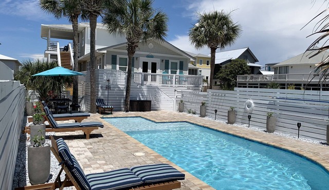 Steps away from Grayton Beach, Large Private Saltwater Pool, 4 Bedrooms, 4 Baths