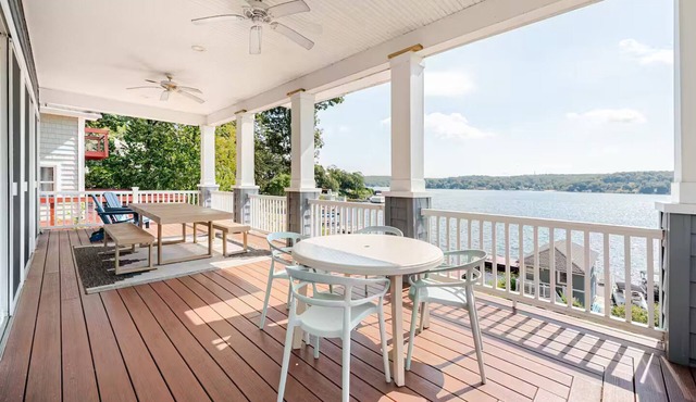 Stunning 5BR lakefront retreat on Lake Hopatcong - private dock and pet friendly