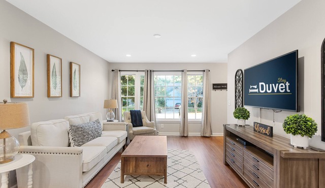 Sweet Magnolia: Chic Haven with Fenced Backyard!