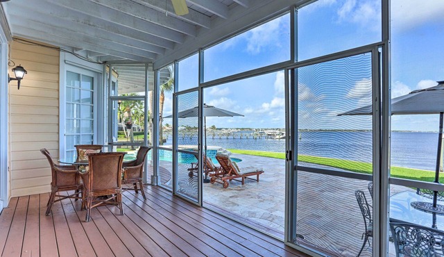Upscale Waterfront Palm City Home w/Dock!