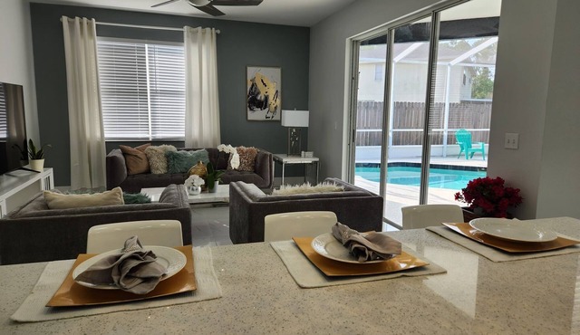 Welcome to Tampa Bay, beautiful private home with 4 bedrooms and a pool