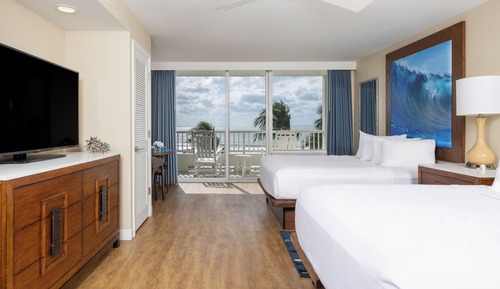 Studio Suite, 2 Queen Beds, Beachfront (Palm Tower Studio Suite)