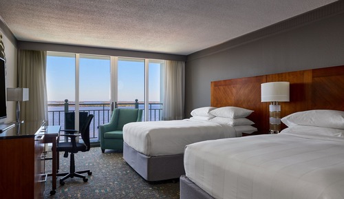 Room, 2 Queen Beds, Balcony, Tower (Mobility/Hearing Accessible, Tub)