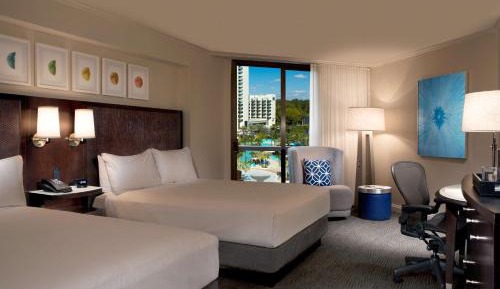 Queen Room with Two Queen Beds with Pool View