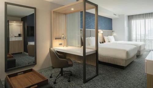 Queen Suite with Two Queen Beds and Trundle Sofa