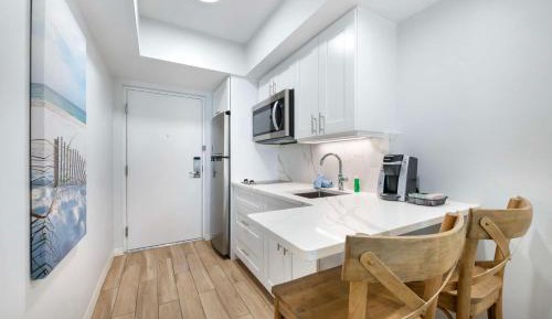 Double Room with Two Double Beds, Balcony, Gulf View and Kitchen - Non-Smoking