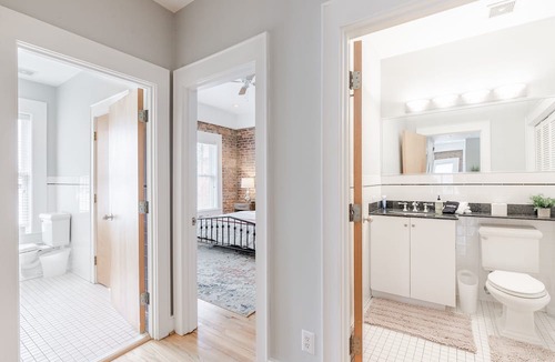 Greenville Downtown Apartment | Red Door Apartment 2.0 | Heart Of Downtown Greenville | Lovesac Bean Bag!