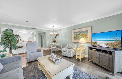 Holiday Isle Condo | 313- Coastal Cool Beachfront Condo with stunning ocean views!