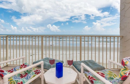 New Smyrna Beach Condo | HA310- Hacienda del Sol 1 Lovely, direct beachfront 2 bedroom 2 bath condo
