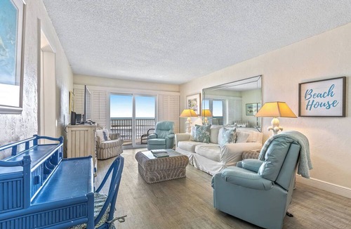 New Smyrna Beach Condo | HA310- Hacienda del Sol 1 Lovely, direct beachfront 2 bedroom 2 bath condo