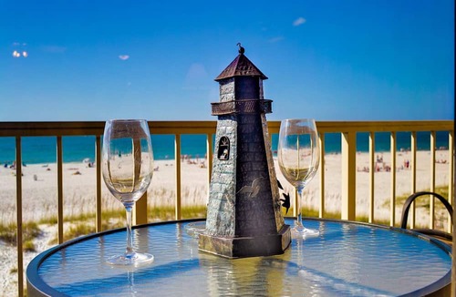 Clearwater Beach Condo | Villas of Clearwater Beach 8A Beachfront Condo