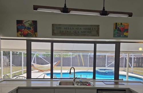 Port Saint Lucie House | Spacious Family Home with Pool & Large Backyard in Port St. Lucie