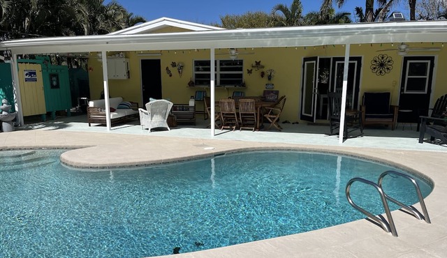 Melbourne Beach Gem - Three bedroom pool home a couple of blocks from beach