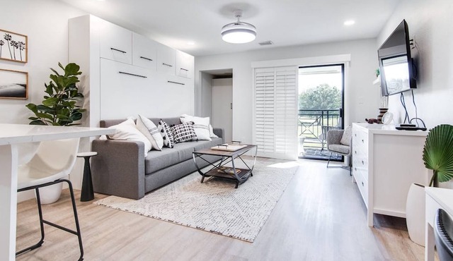 Golf View Studio w/Murphy Bed, Patio & Workspace | Sleeps 2 | Optional Saddlebrook Resort Amenities