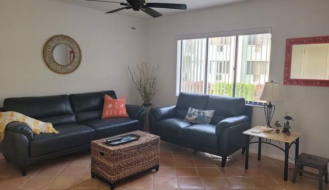 Lovely 1st Floor, 1 BR condo with garden, pool and water view in Tierra Verde