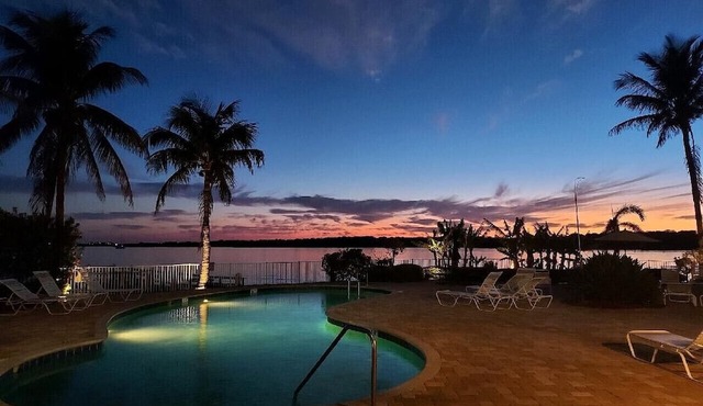 Million-Dollar Water Front view and location on beautiful Boca Ciega Bay.