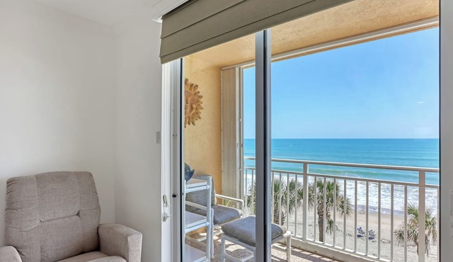 Oceanfront 2BR 2BA Condo Indian Harbour Beach Coastal Charm, #403
